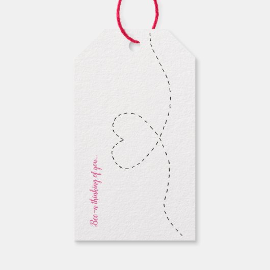 Bee denkt aan jou... CadeauLabels (Achterkant)
