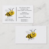 Bee Design imker Visitekaartje (Voorkant / Achterkant)