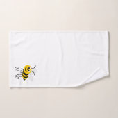 Bee Design Monogrammed (Serviette à main)
