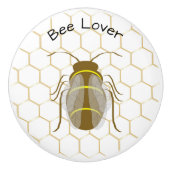 Bee Design Personalised Keramische Knop (Voorkant)