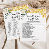 Bee die het beste spel van de bruid kent