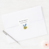 Bee - Dit boek behoort tot Vierkante Sticker (Envelop)