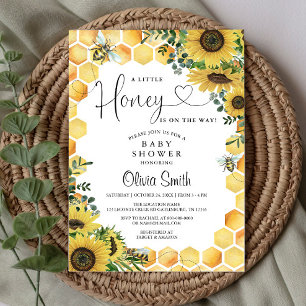 Bee een beetje honing genderneutraal Baby shower Kaart