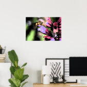 Bee- en bloemenwapn poster (Thuiskantoor)