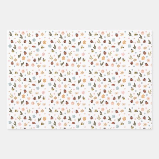 Bee- en buggingpapier inpakpapier vel (Voorkant 2)