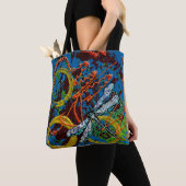 Bee en Dragonfly Canvas tas (Dichtbij)