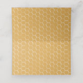 Bee- en Golden Honeycomb-patroon (Binnenkant ongevouwen)