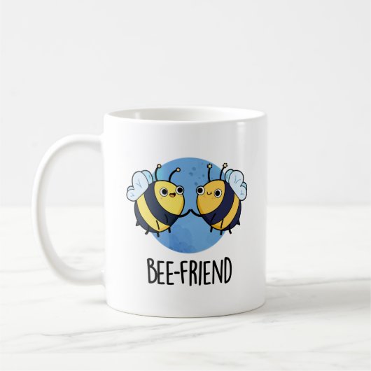 Bee-Friend Funny Insect Bee Pun Koffiemok (Links)
