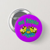 Bee Friends Ronde Button 5,7 Cm (Voorkant /achterkant)
