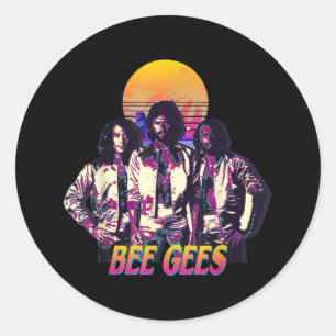 Bee Gees Live For Men And Women Ronde Sticker