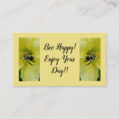 BEE GEWELDIGE BEE HAPPY - ENCLOSURE CARD INFORMATIEKAARTJE (Voorkant)
