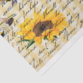 Bee Gnome Sunflower Tissuepapier (Detail)