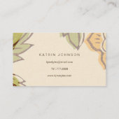 Bee Gold Honeycomb Beehive Vip Visitekaartje (Achterkant)