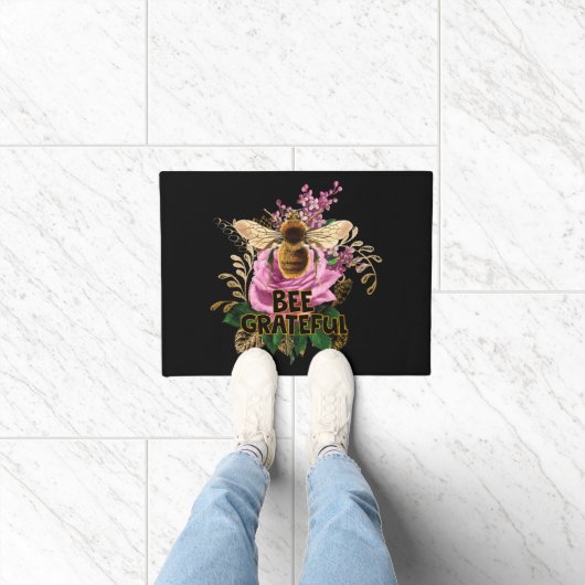 Bee Grateful Deurmat (Binnen)