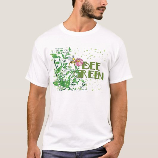 Bee Green Eco Earth Day Shirt (Voorkant)