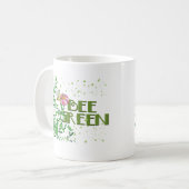 Bee Groen Koffiemok (Voorkant links)