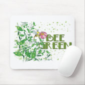 Bee Groen Muismat (Met muis)