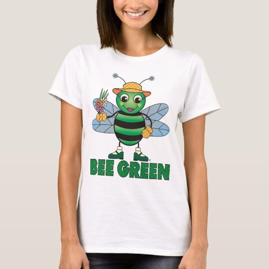 Bee Groen T-shirt (Voorkant)