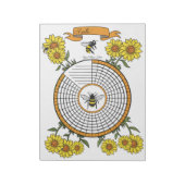 Bee Habit Tracker Custom Notitieblok (Gedraaid)