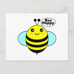 Bee Happy 3 Briefkaart