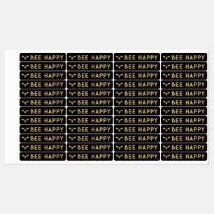 BEE HAPPY 96 Waterdichte Tamper-evidente Honey Sea Labels