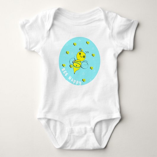 Bee Happy Baby T-shirt (Voorkant)