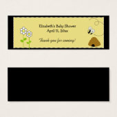 BEE HAPPY BEE BEE Douche / Anniversaire Favoriser (Devant & derrière)