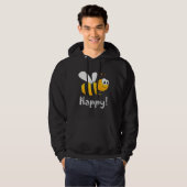 Bee Happy Bee Bright Hoodie (Voorkant volledig)