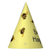 Bee Happy Birthday Bumblebee Feesthoedjes (Links)