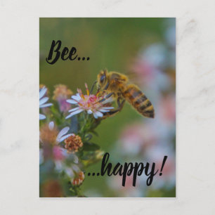 Bee Happy Briefkaart