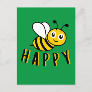 Bee Happy Briefkaart