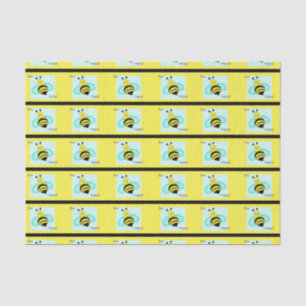 "Bee Happy Bumblebee Tissue Paper Tissuepapier