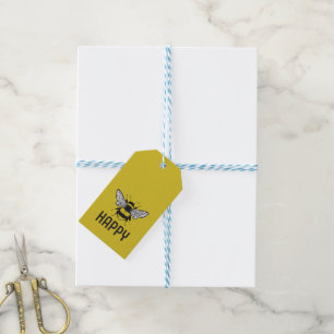 Bee Happy Cadeaulabel