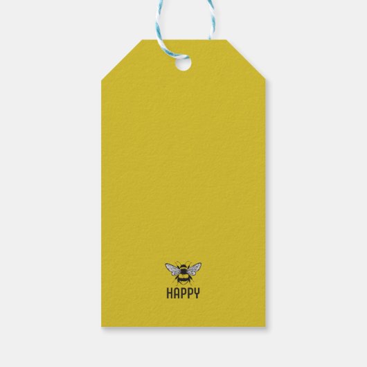 Bee Happy Cadeaulabel