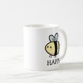 Bee Happy Coffee Mug (Devant droit)