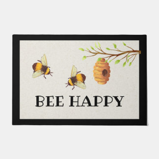Bee Happy Dedoor Mat