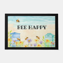 Bee Happy Dedoor Mat