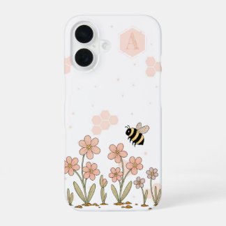 Bee Happy Garden iPhone 16 Hoesje