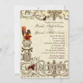 Bee Happy  - Huwelijksuitnodiging Kaart (Achterkant)