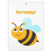 Bee happy klembord (Achterkant)