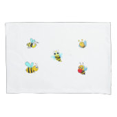 Bee Happy Kussensloop (Voorkant)