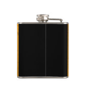 BEE HAPPY ME Distressed Copper Beekeeper Flask Heupfles (Achterkant)