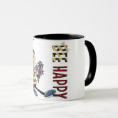 Bee Happy Mug (Devant droit)