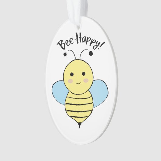 Bee Happy Ornament (voorkant)