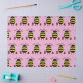 Bee Happy Schattige Bijenweefsel Papier (Craft)