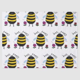 Bee Happy Schattige Bijenweefsel Papier