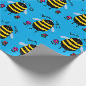 Bee Happy Schattige Bijenweefsel Papier (Hoek)