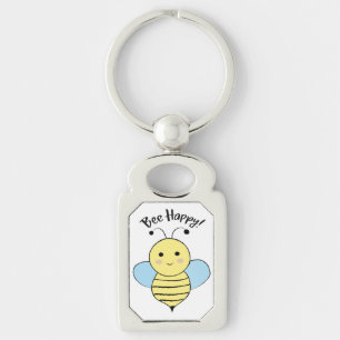 Bee Happy Sleutelhanger
