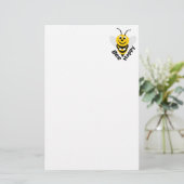 Bee Happy Stationery Briefpapier (Staand voorkant)