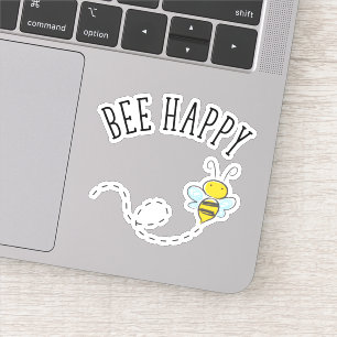 Bee Happy Sticker